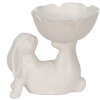 Clayre & Eef 6CE1429 Coniglio Deco Bianco 15x11x14 cm