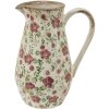 Clayre & Eef 6CE1442M Brocca decorativa Rosa, Beige 20x14x25 cm