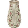 Clayre & Eef 6CE1442M Brocca decorativa Rosa, Beige 20x14x25 cm