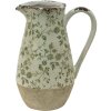 Brocca decorativa Clayre e Eef 6ce1453m Grigio, Beige 20x14x25 cm
