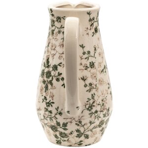 Clayre & Eef 6CE1456M Brocca decorativa Verde, Marrone, Beige 20x14x25 cm