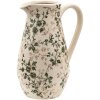 Clayre & Eef 6CE1456M Brocca decorativa Verde, Marrone, Beige 20x14x25 cm