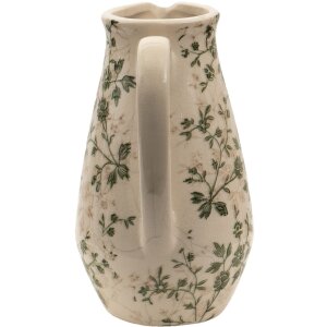 Clayre & Eef 6CE1456S Brocca decorativa Verde, Marrone, Beige 16x12x22 cm