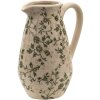 Clayre & Eef 6CE1456S Brocca decorativa Verde, Marrone, Beige 16x12x22 cm