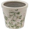 Clayre & Eef 6CE1457XS Vaso da fiori per interni Verde, Marrone, Beige Ø 8x7 cm