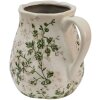 Clayre & Eef 6CE1458M Brocca decorativa Verde, Marrone, Beige 16x13x15 cm