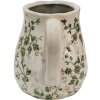 Clayre & Eef 6CE1458M Brocca decorativa Verde, Marrone, Beige 16x13x15 cm