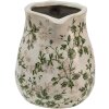 Clayre & Eef 6CE1458M Brocca decorativa Verde, Marrone, Beige 16x13x15 cm