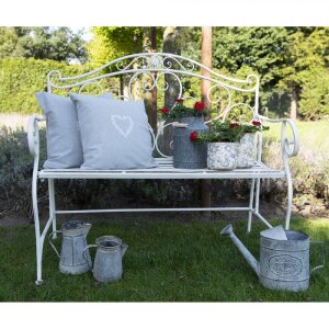 Clayre & Eef 6CE1459L Vaso da fiori per interni Grigio, Beige Ø 17x16 cm