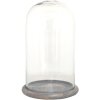 Clayre & Eef 6GL3536 Campana di vetro trasparente Ø 17x29 cm
