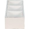 Clayre & Eef 6H1987W Scatola di legno bianca 33x12x7 cm