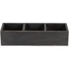 Clayre & Eef 6H1987Z Scatola di legno nera 33x12x7 cm