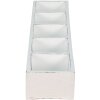 Clayre Eef 6H1988W Scatola di legno bianca 54x12x7 cm