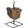 Clayre & Eef 6H2105 Sottobicchiere per bicchieri marrone 11x11x22 cm