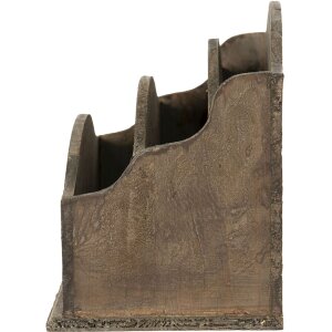 Clayre & Eef 6H2112 Portalettere marrone 33x17x22 cm