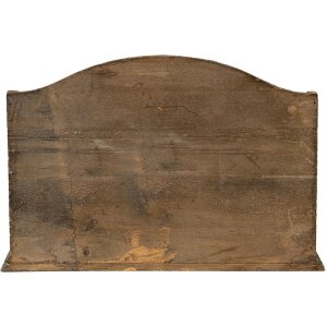 Clayre & Eef 6H2112 Portalettere marrone 33x17x22 cm