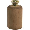 Clayre & Eef 6H2114 Vaso Deco Marrone Ø 9x17 cm