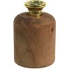Clayre & Eef 6H2115 Vaso decorativo marrone Ø 8x13 cm