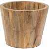 Clayre & Eef 6H2149L Vaso da fiori per interni marrone Ø 20x20 cm