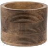 Clayre & Eef 6H2150M Vaso da fiori per interni marrone Ø 15x12 cm