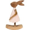 Clayre & Eef 6H2151L Coniglio Deco Marrone, Rosa 17x7x33 cm