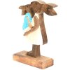 Clayre & Eef 6H2152 Coniglio decorativo marrone, rosa 15x6x22 cm