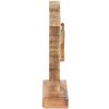 Clayre & Eef 6H2152 Coniglio decorativo marrone, rosa 15x6x22 cm