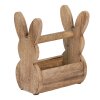 Clayre & Eef 6H2157M Scatola di legno Rabbit Brown 16x10x20 cm