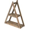 Clayre & Eef 6H2198 Scaffale a muro marrone 31x11x36 cm