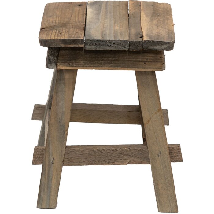 Clayre & Eef 6H2202 Fioriera da tavolo marrone 15x15x21 cm