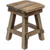 Clayre & Eef 6H2202 Fioriera da tavolo marrone 15x15x21 cm