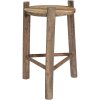 Clayre & Eef 6H2217 Fioriera da tavolo marrone Ø 27x44 cm