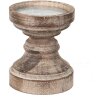 Clayre & Eef 6H2232 Portacandele marrone Ø 14x16 cm
