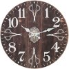 Clayre & Eef 6KL0754 Orologio da parete nero Ø 34x4 cm - 1xAA