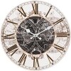 Clayre & Eef 6KL0756 Orologio da parete marrone Ø 34x4 cm - 1xAA
