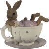 Clayre & Eef 6PR3535 Coniglio decorativo rosa 10x8x9 cm