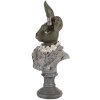 Clayre & Eef 6PR3544 Coniglio decorativo Beige, Marrone, Grigio 12x12x32 cm