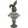 Clayre & Eef 6PR3544 Coniglio decorativo Beige, Marrone, Grigio 12x12x32 cm