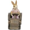 Clayre & Eef 6PR3554 Coniglio Deco Rosa, Beige 13x7x12 cm