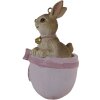 Clayre & Eef 6PR3565 Ciondolo Gioiello Coniglio Rosa 5x4x8 cm