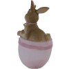 Clayre & Eef 6PR3565 Ciondolo Gioiello Coniglio Rosa 5x4x8 cm