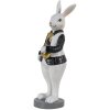 Clayre & Eef 6PR3580 Coniglio decorativo nero, bianco 7x7x20 cm