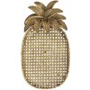 Clayre & Eef 6PR4774 Ciotola decorativa Ananas color oro 40x22x4 cm