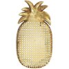 Clayre & Eef 6PR4774 Ciotola decorativa Ananas color oro 40x22x4 cm