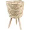 Clayre & Eef 6RO0573 Vaso da fiori per interni marrone Ø 22x33 cm
