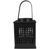 Clayre & Eef 6RO0579L Lanterna nera 19x19x25 cm