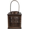 Clayre & Eef 6RO0580S Lanterna marrone 17x17x20 cm
