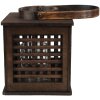 Clayre & Eef 6RO0580S Lanterna marrone 17x17x20 cm