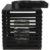 Clayre & Eef 6RO0586S Lanterna nera 17x17x20 cm