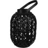 Clayre & Eef 6RO0590 Lanterna nera Ø 22x29 cm